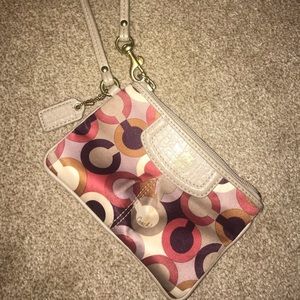 Small Coach wristlet